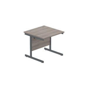 Office Rectangular Desk with Steel Single Upright Cantilever Frame