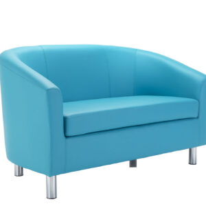 Tub Sofa with Metal Feet