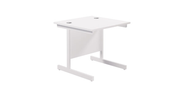 Single Upright Rectangular Desk: 800mm Deep