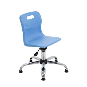 Titan Swivel Junior Chair with Plastic Base and Glides