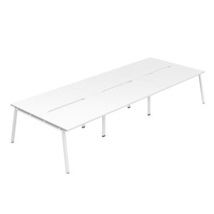 Synergy 6P Bench Desk | 1400X800mm | A-Frame
