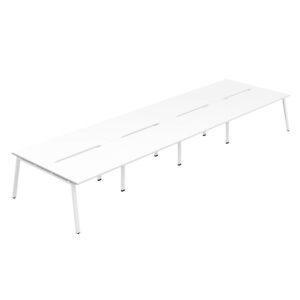 Synergy 8P Bench Desk | 1400X800mm | A-Frame
