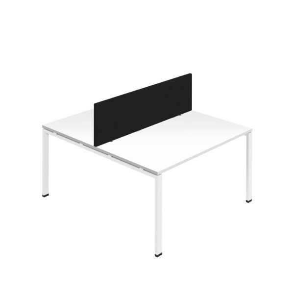 Synergy 2P Bench Desk | 1400X800mm | A-Frame | Screen