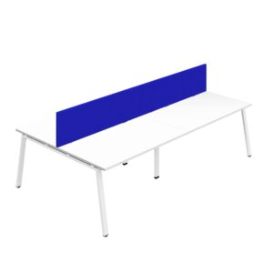 Synergy 4P Bench Desk | 1600X800mm | A-Frame | Screen